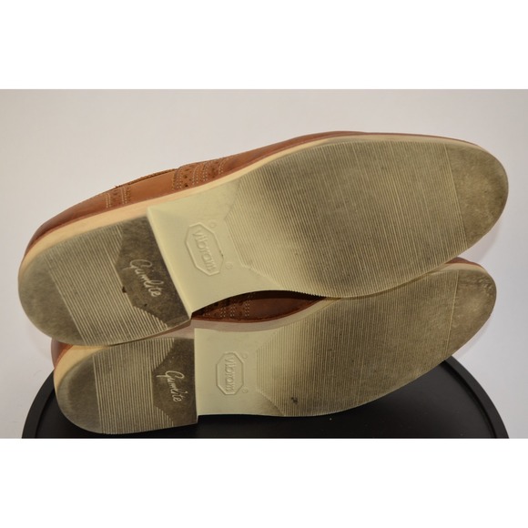 Allen Edmonds X Brooks Brothers Wingtip Brogue Oxfords Brown Leather 10 D Vibram - Picture 7 of 8